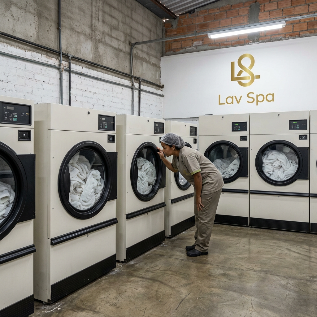 Lavagem industrial profissional